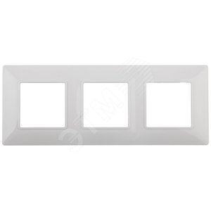 Изображение товара Рамка для розеток и выключателей белый пластик ЭРА Elegance 14-5003-01 (шт)