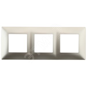 Изображение товара Рамка для розеток и выключателей шампань пластик ЭРА Elegance 14-5003-04 (шт)