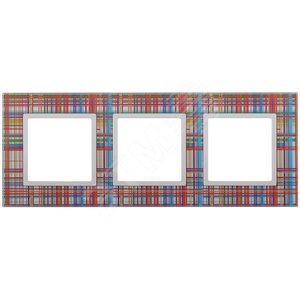 Изображение товара Рамка для розеток и выключателей прозрачный стекло ЭРА Elegance 14-5103-00 (шт)