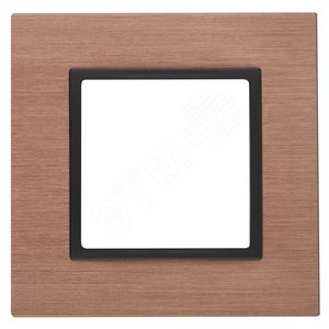 Изображение товара Рамка для розеток и выключателей медь металл ЭРА Elegance 14-5201-14 (шт)