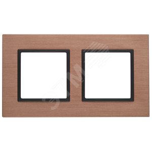 Изображение товара Рамка для розеток и выключателей медь металл ЭРА Elegance 14-5202-14 (шт)