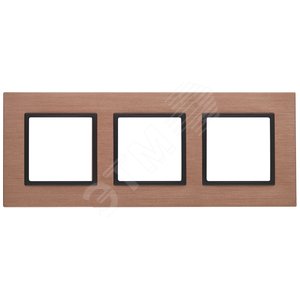 Изображение товара Рамка для розеток и выключателей медь металл ЭРА Elegance 14-5203-14 (шт)
