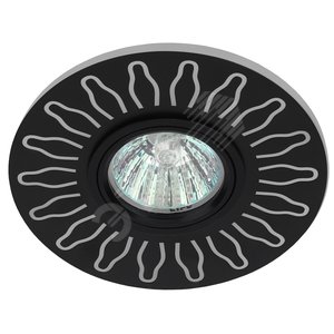 Светильник точечный DK LD31 BK декор cо светодиодной подсветкой MR16, 220V, max 11W, черный - фото 1
