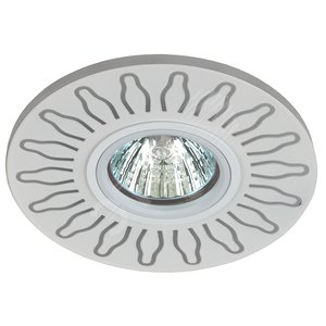 Светильник точечный декоративный cо светодиодной подсветкой MR16, 220V, max 11W, белый DK LD31 WH ЭРА