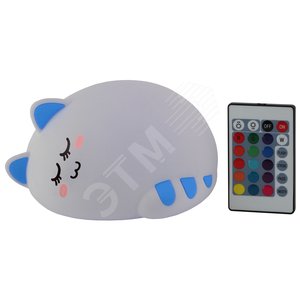 Изображение товара Светильник настольный NLED-415-2W-BU белый с синим (шт)