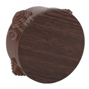 Изображение товара Коробка распаячн. открытой установки КОР (дуб) 65х40мм с гермовводами 4 вх. IP54 (60/2160) (шт)