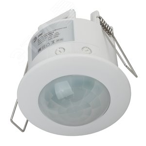 Датчик движения белый 1200 Вт IP20 360 градусов 6М 50/1050 MD 018 - фото 1