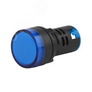 Лампа AD22DS(LED)матрица d22мм синий 24В AC/DC Б0045613 ЭРА