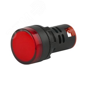 Лампа AD22DS(LED)матрица d22мм красный 230В