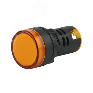 Лампа AD22DS(LED)матрица d22мм желтый 230В