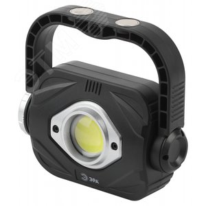 Фонарь светодиодный PB-701 прожектор 5Вт на батарейках 3хАА с ручкой на магните - фото 1