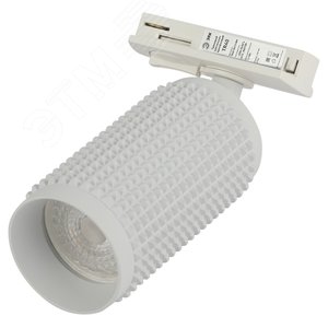 Изображение товара Светильник трековый однофазный ДВО TR40-GU10 WH под лампу MR16 белый (шт)