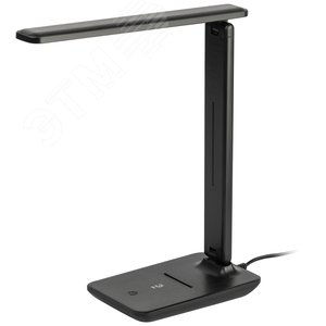 Светильник настольный ДНБ 10W NLED-506-10W-BK светодиодный чёрный - фото 1