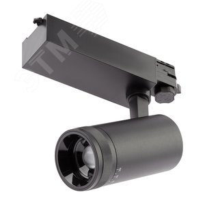 Изображение товара Светильник трековый трёхфазный STR-30-99-40K-B30 регулируемый луч 4000K черный (шт)