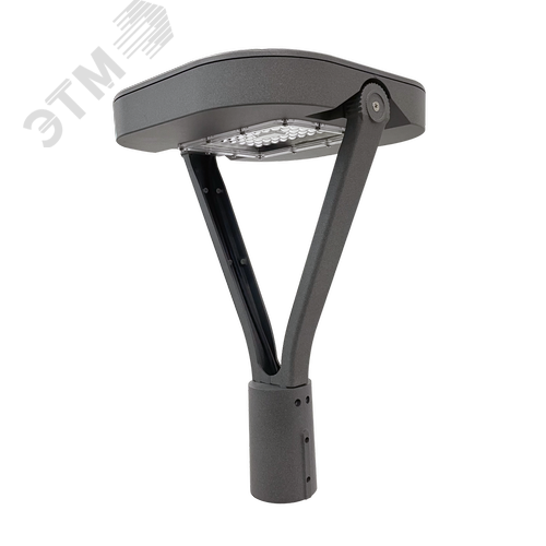 Светильник светодиодный садово-парковый ДСП 50Вт 5000K 6000Лм IP65 КСС Д серый SPP-505-0-50K-050 - фото 2