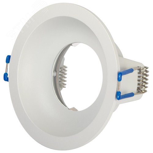 Светильник встраиваемый влагозащищенный под лампу MR16/GU5.3 (в комплект не входит) IP44 белый матовый WR4 SWH - фото 5