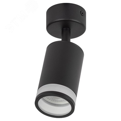 Светильник настенно-потолочный спот OL23 BK MR16/GU10, черный лампа MR16 ( в комплект не входит) - фото 2