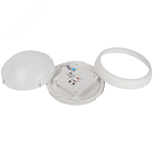 Светильник светодиодный ДБП-12W 4000К 960 Лм SPB-1-12 W IP54 круглый 180х 80 белый - фото 8