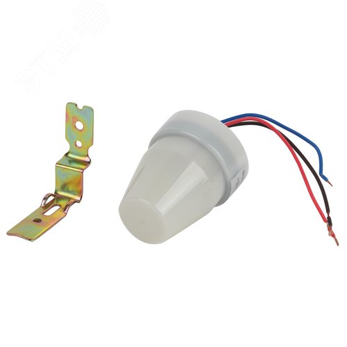 Датчик движения Фотореле серый, максимальная нагрузка 2200 ВА IP44 DF 302 - фото 2