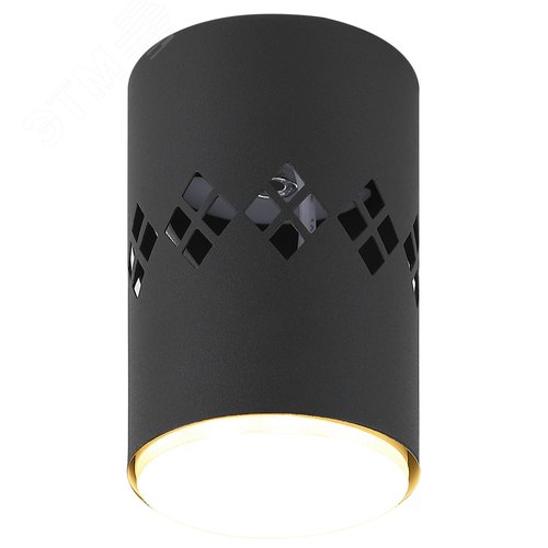Светильник настенно-потолочный спот OL10 LD GX53 BK черный подсветка 1 W - фото 4