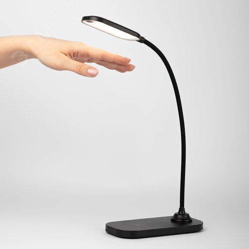 Светильник настольный светодиодный аккумуляторный 6Вт черный NLED-524-6W-BK - фото 13