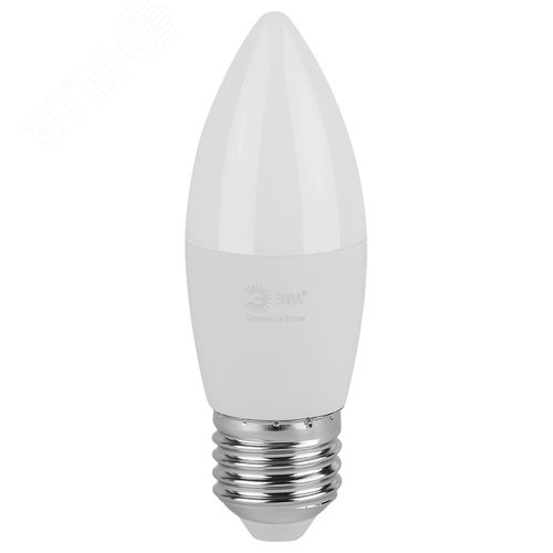 Изображение товара Лампа светодиодная LED 10 Вт 1000Лм 4000К свеча нейтральный E27 220-240В LED B35-10W-840-E27 Green Line (шт)