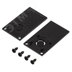 Заглушка TRM-R20-EC-B торцевая для встраиваемого магнитного шинопровода NOVA TRM-R20 - фото 1