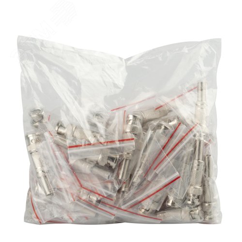 Разъем Simple RS-BNC02 штекер BNC под винт с пружиной металл - фото 4