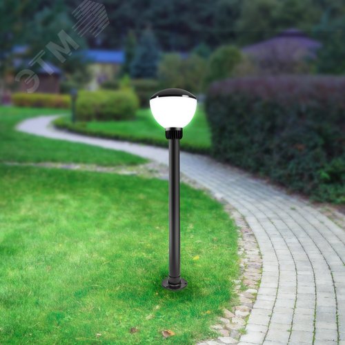 Светильник напольный садово-парковый НТУ 01-75-002 Аква 1303 черный IP54 Е27 max75Вт h850mm - фото 10