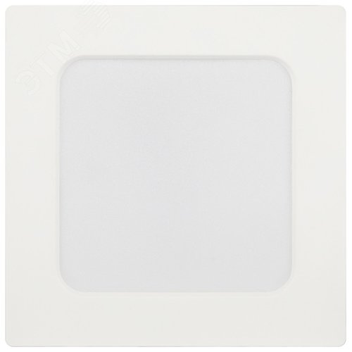 Светильник светодиодный встраиваемый LED 18-12-6K квадратный 12Вт 6500К - фото 4