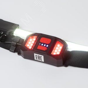 Фонарь налобный светодиодный GA-807 ''Кибер'' аккумуляторный 5 Вт COB, 3 режима, micro USB Элементы питания в комплекте - фото 5