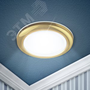 Светильник встраиваемый влагозащищенный KL95 SBK GX53 IP44 черный - фото 1