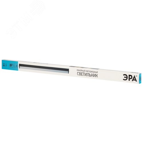 Светильник линейный светодиодный ДПО с выключателем черный L 574 мм LLED-01-08W-4000-B 8Вт 4000K - фото 13