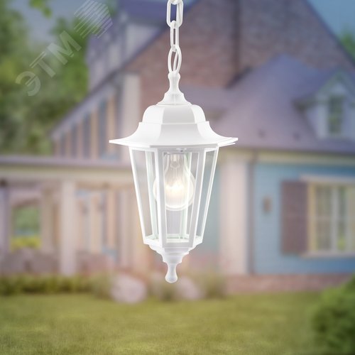 Светильник подвесной НСУ 06-60-001 шестигранный белый IP44 Е27 max60Вт - фото 5