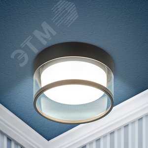 Светильник встраиваемый под лампу GX53 KL82 BK черный (лампа не входит в комплект) - фото 7