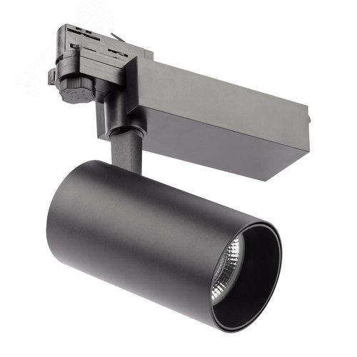 Светильник трековый трёхфазный SТR-30-36-30K-B30 узкий луч 3000K черный - фото 2