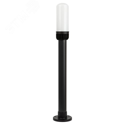 Светильник садово-парковый НТУ 01-60-012 Поллар напольный черный IP54 Е27 max60Вт h840мм - фото 2