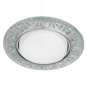 Светильник точечный DK LD22 SL/WH декор cо светодиодной подсветкой Gx53, прозрачный - фото 2