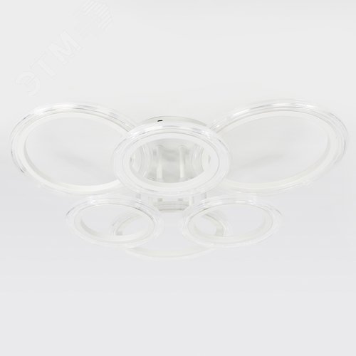 Светильник светодиодный потолочный ДПБ-90Вт 4 651Лм Модерн Ring CLL-1-90-RC WH - фото 1