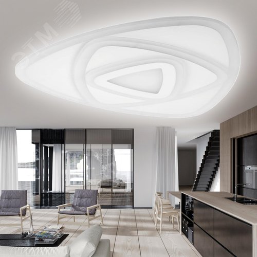 Светильник потолочный светодиодный GEO с ДУ SPB-6 GEO 5 RC 67 67Вт 3000-6500К с пультом ДУ - фото 4