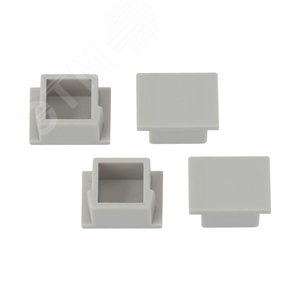 Набор заглушек для профиля CAB261, 4 глухие (500/15000) - фото 1