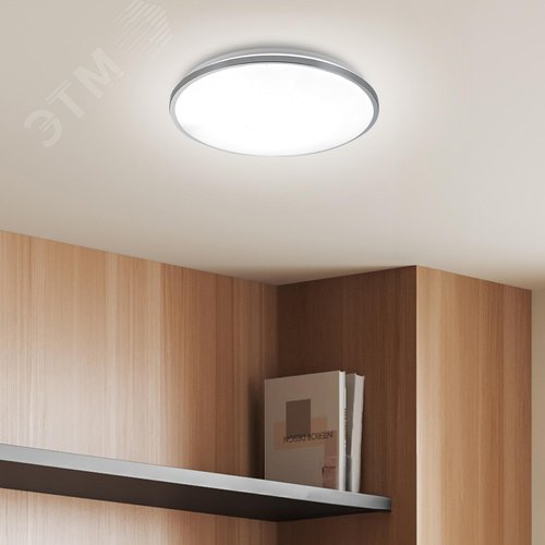 Светильник потолочный светодиодный Классик с ДУ SPB-6-70-RC Chrome 70Вт 3000-6500К 4800Лм - фото 5