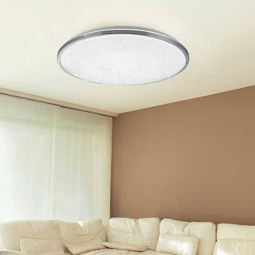 Светильник потолочный светодиодный Классик с ДУ SPB-6-70-RC Chrome 70Вт 3000-6500К 4800Лм - фото 2