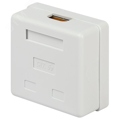 Изображение товара Розетка компьютерная RJ-45 категория 5е неэкранированная 2-порта упаковка 30 шт (шт)