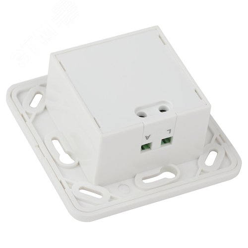 Датчик движения белый максимальная нагрузка 500Вт угол обзора 140 градусов дальность 12м монитор MD 020 - фото 5