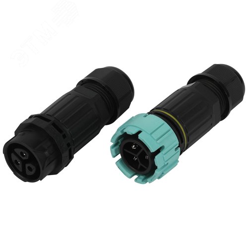 Изображение товара Коннектор кабельный разъёмный прямой 3-Pin 0.5-2.5 мм2 NO-224-671 безвинтовой IP68 (шт)