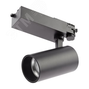 Светильник трековый трёхфазный SТR-30-36-30K-B30 узкий луч 3000K черный - фото 1