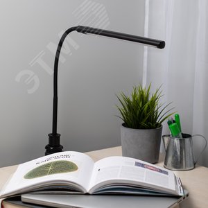 Светильник настольный NLED-509-8W-BK светодиодный на струбцине черный - фото 8