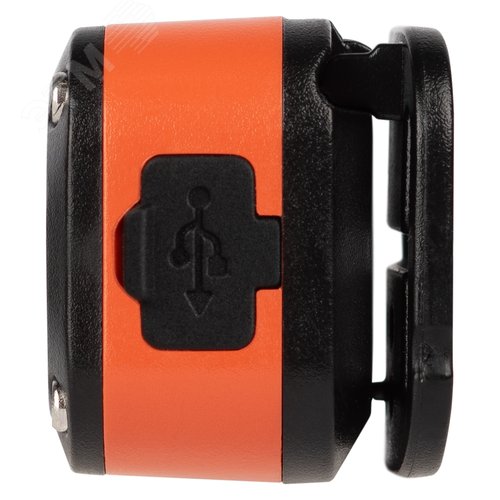 Фонарь налобный светодиодный GA-812 Orange аккумуляторный 3+3 Bт сенсорное управление 5 режимов USB type C - фото 3