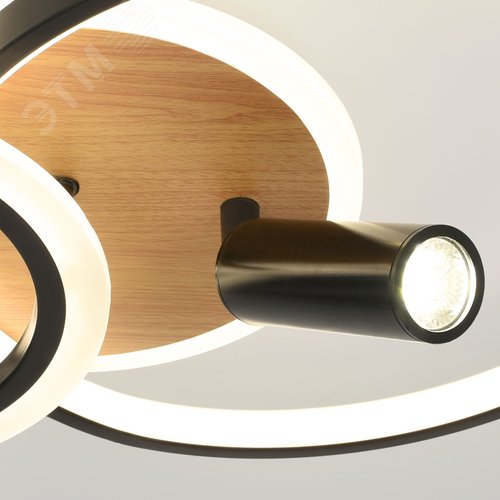 Светильник светодиодный потолочный ДПБ-85Вт 2700Лм Модерн Rondo CLL-1-85-RC BK - фото 6